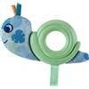 Chicco Peluche Baby Lumaca Eco+, Trillino in Tessuto, Plastica e Poliestere Riciclato, Stimolazione Tattile, Gioco Bambino, 3-24 Mesi