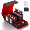 Commander Deck Box per MTG 5 in1 1400 organizer per carte con vetrina Commander