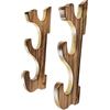 Porta da parete, supporto decorativo in legno per flauto samurai e