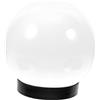 Uonlytech Paralume Di Ricambio Per Lampada A Globo Per Apparecchi Di Illuminazione Da Esterno Paralume Per Montaggio Su Palo Per Lampada Da Giardino Per Lampade Da Parete Plastica Bianca