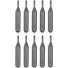 QUARKZMAN 10pz Punte Cacciavite PH000 Phillips Punte Esagonali Acciaio S2