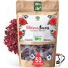IBISCO BIO Grado superiore 50 Bustine Fiori di Ibisco per Tisane a Freddo