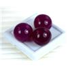90 CT Naturale Rotondo Africano Rosso Rubino Arredo Casa Gemma 3 Pezzi Sfera Lot