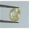 Ebay Naturale Ovale Dorato Giallo Heliodor Berillo Gemma 4.20 KT Certificato
