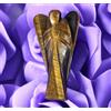 Naturale 52 X 27 MM Giallo Occhio di Tigre Gemma Angelo Statuetta Guarire Regalo