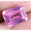 Gemma Naturale Danburite Rosa Ct 10,90 Taglio Smeraldo 12 x 9 mm