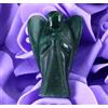 48 X 31 MM Angelo Statuetta Verde Naturale Avventurina Gemma Arredo Casa Regalo