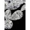 5 Pezzi Lotto Loose Cvd Diamante 1.5 X 3 MM Lab-Grown 0.20 KT D Colore Pera
