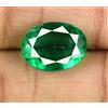 Muzo Colombiano Gemma Smeraldo 8 CT Naturale Taglio Ovale AGI Certificato GH410