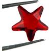 Naturale Stella Forma Burma Rubino 1.45 KT Gemma Certificato CE7 Elegante Grado