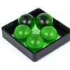 Palla In Gemma Peridot Brasiliano Da 80 Ct/5 Pz Decorazione Per La Casa GH260