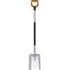 Fiskars Badile per Sollevare e Spostare Neve e Altri Materiali | Lunghezza: 130 cm, Lama in Resistente Acciaio al Boro, Nero/Arancione, Xact, 1066731