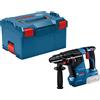 Bosch Professional 18V System martello perforatore a batteria GBH 18V-24 C (con SDS plus, incl. impugnatura supplementare, L-BOXX, senza batteria/caricabatteria)