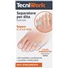 TecniWork - Separatore doppio anello per dita 3/4/5 - Gel morbido e lavabile