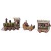 Villeroy & Boch Christmas Toy's Memory North Pole Express Natale Treno, Porcellana, Rossa/Verde, 55x8x15 cm