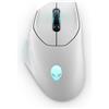 Dell Alienware AW620M Mouse Ottica Per Destrimani Bianco