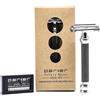 Parker safety razor rasoio di sicurezza 76R apertura a farfalla + 5 lamette da barba parker