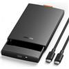 Enclosure Disco Rigido per HDD 2.5" USB C 3.1 Gen 2 UASP | Case Esterno SSD 2.5"