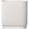 ASA ASA63014091 Artdeco - Vaso Ovale, 26 X 12 cm, Altezza 30 cm, Colore: Bianco Opaco