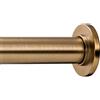 Ivilon Bastone per tende a molla per finestra o doccia da 91,4 a 137,2 cm, oro caldo