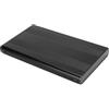 Generic Disco Rigido Esterno, Custodia HDD Involucri da 2,5 Pollici da 5 Gbps 2 TB Custodia a Disco Rigido Anti -statico con Interfaccia USB3.0 Discorso Rigido Portatile SSD Esterno per (BLACK)