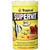 Tropical SUPERVIT 500ml / 100g - Mangime di Base per Tutti i Pesci d'acquario, sotto Forma di Scaglie