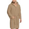 NARCISO - Accappatoio Uomo Donna Microfibra Economico con Tasche Cappuccio e Cintura, Ideale per Casa, Viaggio, Palestra, Tessuto Morbido e Comodo, Taglie dalla S alla XXL (L, Tortora)