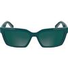 Calvin Klein Jeans Women's Sunglasses CKJ25604S - Petrol with Solid Petrol Lens