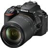 Nikon D5600 + obiettivo AF-S DX 18-140mm G ED VR, 24,2 megapixel, 6000 x 4000 pixel, sensore CMOS, Full HD, schermo touch, colore nero
