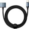 Avizar Cavo USB-C / MagSafe 3 per MacBook Pro e Air M2 Nylon 2m 140W Nero/Blu