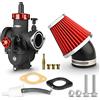 nibbi Carburatore PE26 con kit di filtri dell'aria da 48 mm, PE26 mm FL, adatto per moto da cross da 150 cc a 200 cc, Pit Bike, Apollo, TaoTao, Lifan, Kayo, Honda SSR Motor (NB-AF2)
