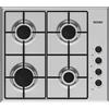 KOENIC KBH 4641-4 PIANO COTTURA GAS, 4 zone di cottura, dimensioni: L 56 cm, P 51 piano in Acciaio, Inox