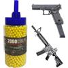 l&j Confezione 2000 Pallini per Softair 6mm 0,12 gr Pallini per Pistola Fucile Mitra