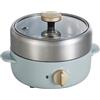 BRUNO Compact Multi-Grill Pot Blue Green Pentola elettrica per 1-2 persone Ja...