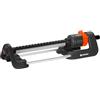Gardena Irrigatore Oscillante da Giardino Aqua M: per l'Irrigazione di Prati da 110-250 mq, Gittata 8-18 m, Larghezza del Getto Max 14 m, Filtro in Acciaio Rimovibile (18702-20)