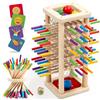 BALLFALL - Giochi Educativi Montessori in Legno per Bambini 3 4 5 6 Anni - Gioco