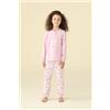 NOIDINOTTE PIGIAMA BAMBINA COTONE MANICA LUNGA FE002619 NOIDINOTTE GLICINE