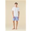 NOIDINOTTE PIGIAMA UOMO COTONE Mezza manica FC003276 noidinotte NATURAL