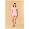 NOIDINOTTE PIGIAMA DONNA COTONE MEZZA MANICA FA009569 NOIDINOTTE GLICINE