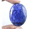 Gemma Ovale Naturale Lapis Lazuli con Lamelle Dorate 93.70 Ct T31811