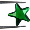 A Forma di Stella Naturale 1.40 KT Colombiano Gemma Smeraldo AGI Certificato CE1