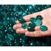 Naturale Colombiano Verde Gemma Smeraldo Lotto 100 KT Cabochon Miste GH351