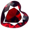 Naturale 2.90 CT Rosso Spinello Forma Cuore Gemma Certificato CE19 Valentine's