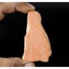 Naturale Arancio Carico Lago Turchese 130.20 CT/65 MM Lucidato Grezzo Fondo