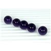 80 Ct/5 Pz Sfera Viola Ametista Pietra Della Nascita Di Febbraio Lotto GH283
