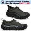 Crocs Echo Element Traverse nero cacao scuro 214217-0UC taglia unisex