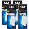 Fluval U2 subacquea filtro schiuma (confezione da 4)