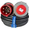 Hilark cable tech Adattatore CEE, cavo adattatore per corrente forte: spina a 5 poli da 63 A su presa a 4 poli da 63 A, 3 m