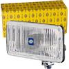 HELLA 1FB 005 860-231 Alogeno-Faro di profondità, Comet 450, 12V, rettangolare, Numero di riferimento 17.5, avvitato, Lente diffusore con struttura, colore diffusore luce cristallino, Sx/Dx