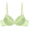 YAMAMAY - Reggiseno Push-up con Ferretto, Verde Chiaro, Linea Primula Color, Donna, 2B